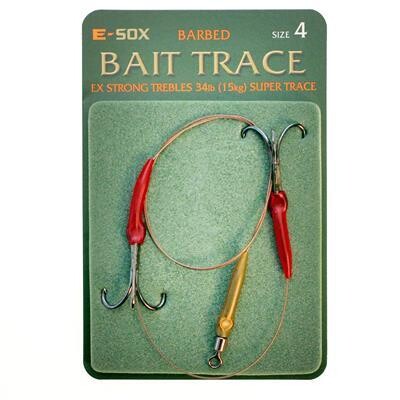 E-Sox  Bait Trace 34lb Size 4