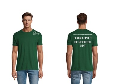 T-shirt GROEN Hengelsport De Poorter