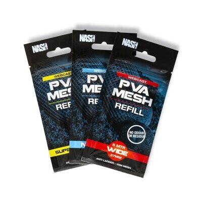 Nash Webcast PVA Refill Super Narrow (18mm x 5mtr)