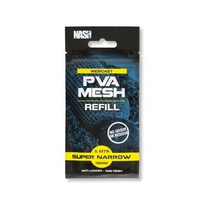 Nash Webcast PVA Refill Super Narrow (18mm x 5mtr)