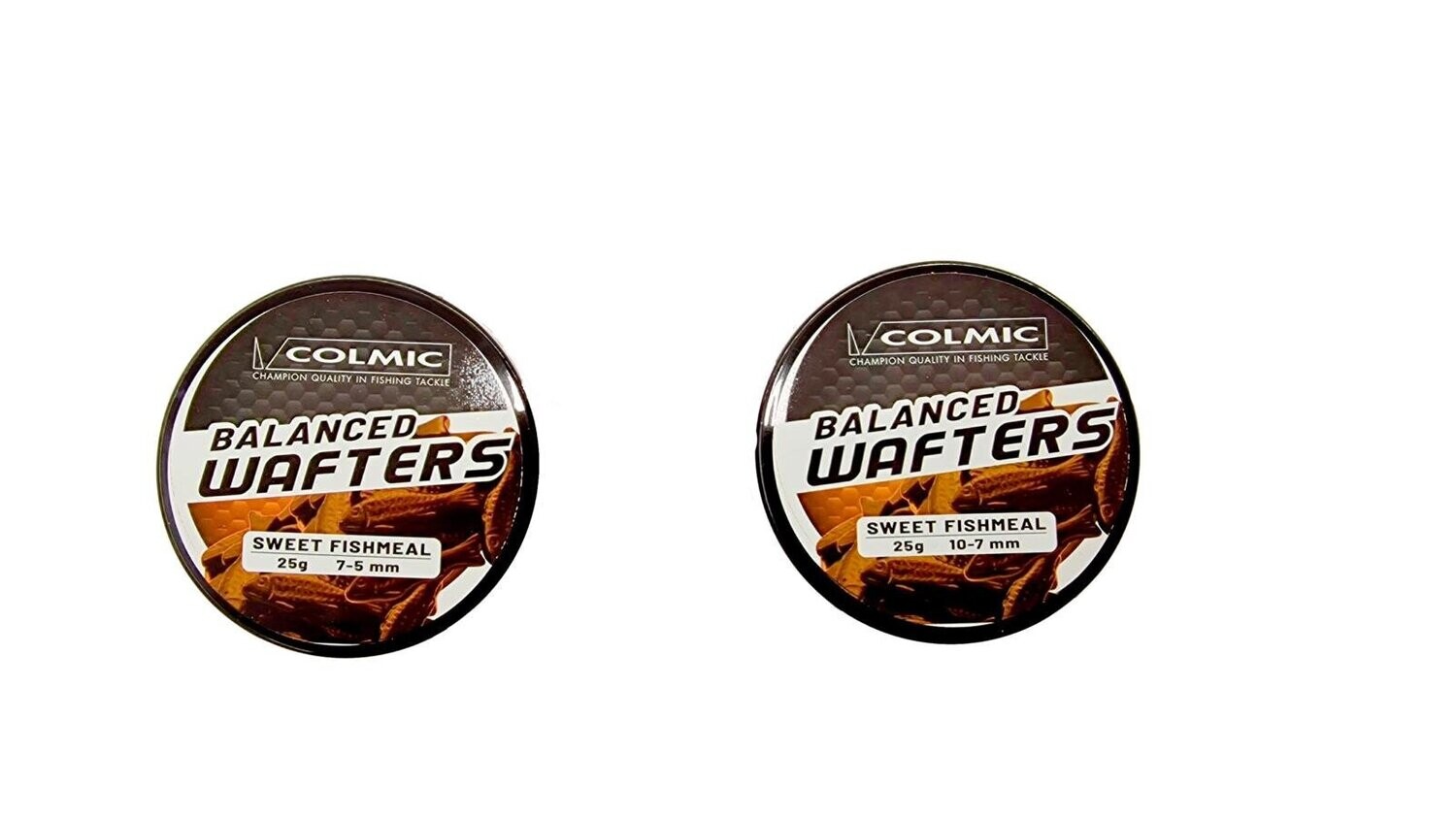 Colmic Wafters Sweet Fishmeal Brown 25g - 7x5mm