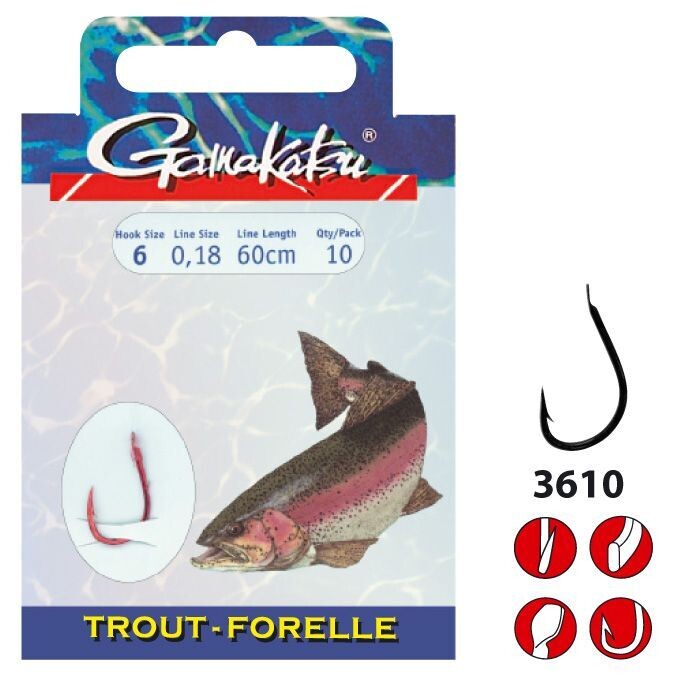 Gamakatsu Trout 75cm - Barbed