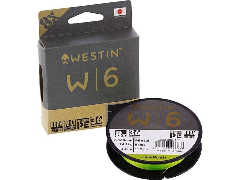 Westin W6 8Braid Lime Punch - 135m