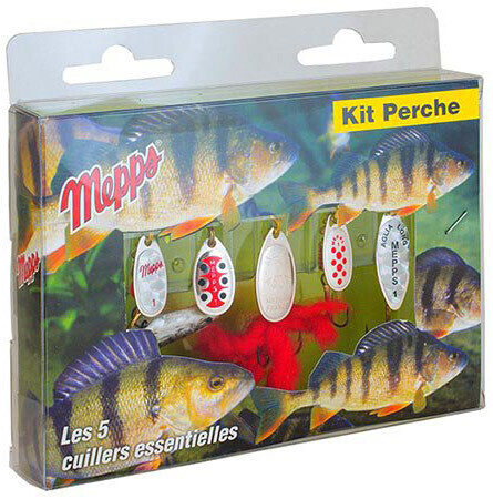 Mepps Kit Perche - Box met ​5 spinners
