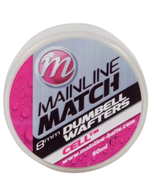 Mainline Match Dumbell Wafters Cell - White 8mm