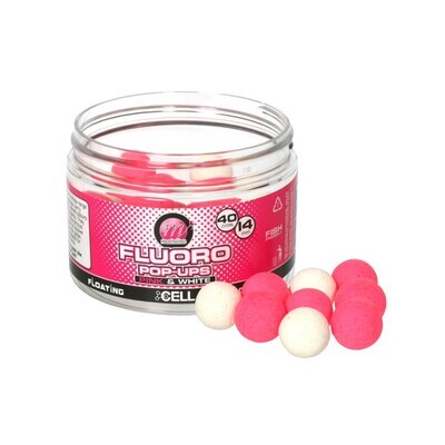 Mainline Fluoro Pink & White Cell Pop-ups - 14mm