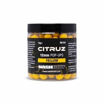 Nash Citruz Pop Ups Yellow 12mm (75gr)