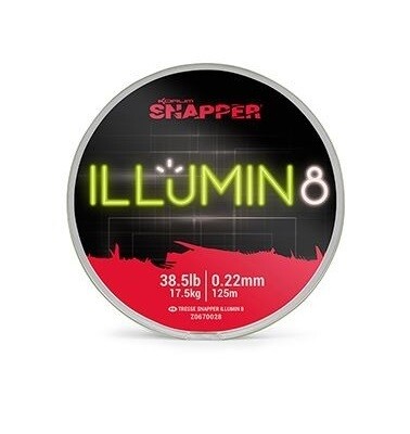 Korum Snapper Illumin 8 Braid - 0.22mm/17.5kg/125m