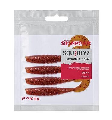 Korum Snapper Buoyant Squirlyz Motor Oil - 7.5cm