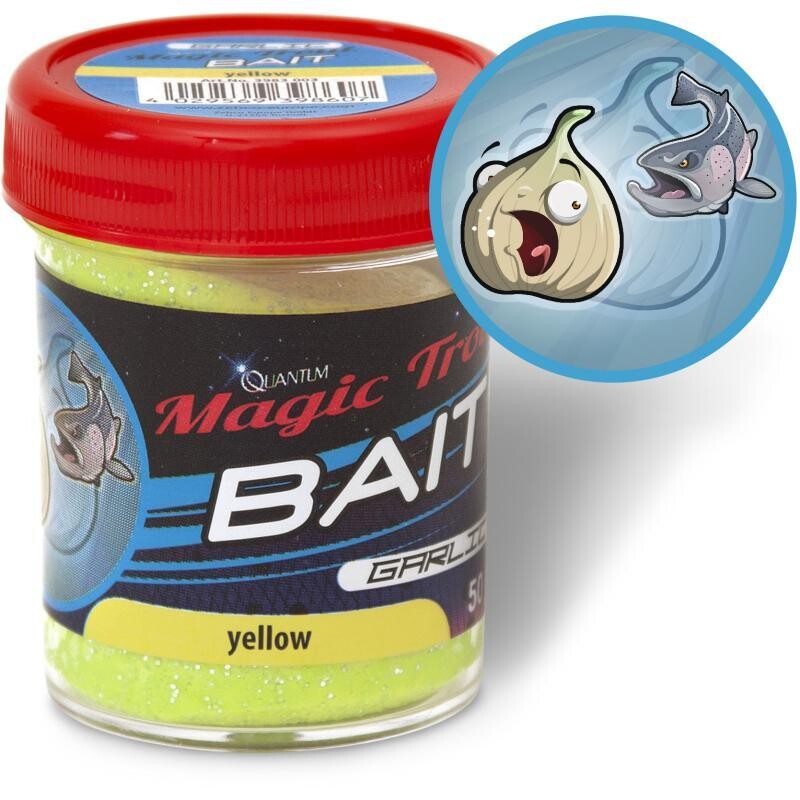 Zebco Magic Trout Bait - Garlic Yellow Zebco Magic Trout Bait - Garlic Yellow