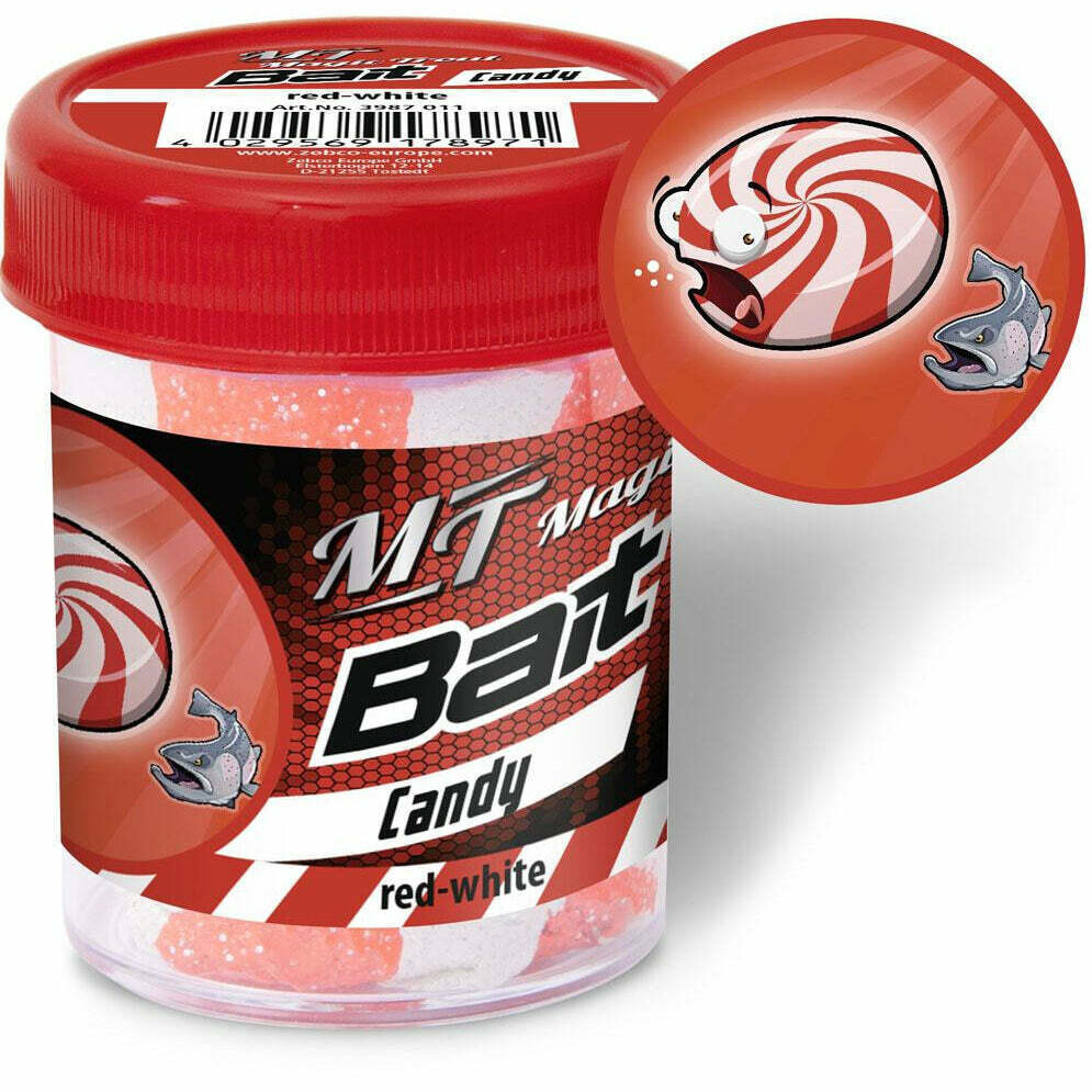 Zebco Magic Trout Bait - Candy Red/White