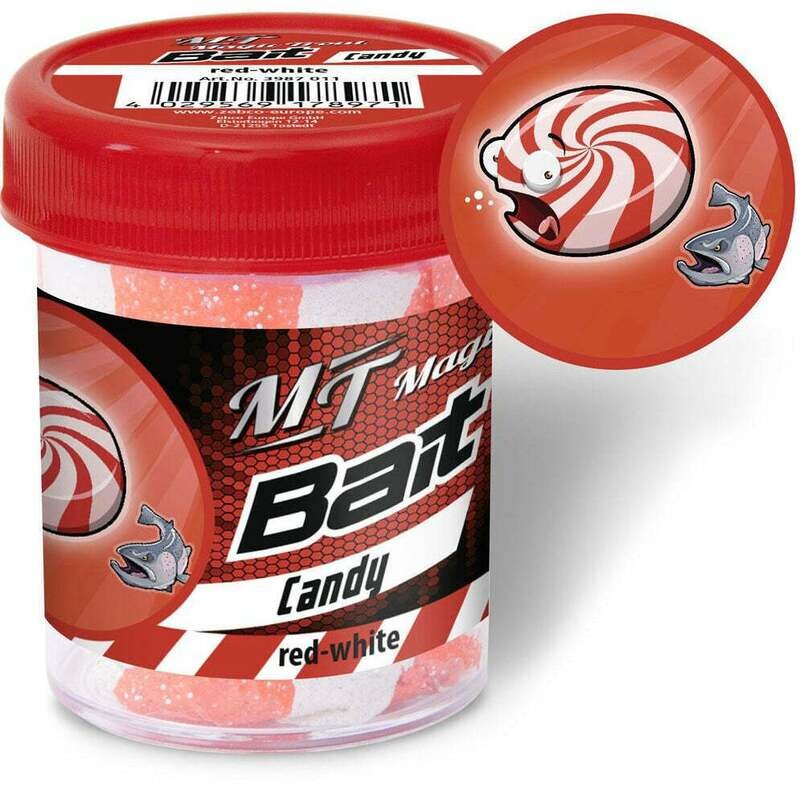 Zebco Magic Trout Bait  - Candy Red/White