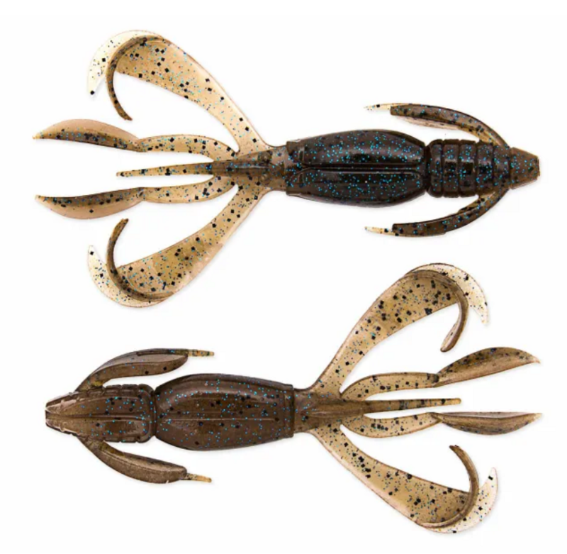 Keitech Crazy Flapper Blue Black Cinnamon - 2.4 inch