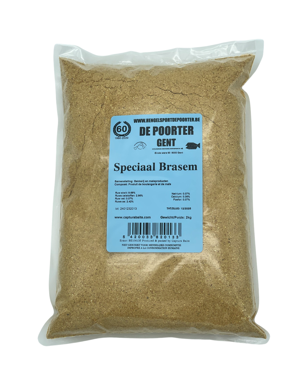 Bream Yellow groundbait speciaal Brasem - De Poorter 2KG