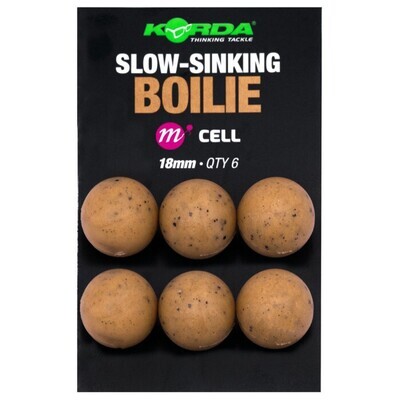 Korda Slow Sinking Boilie Cell 18mm - 6 pcs