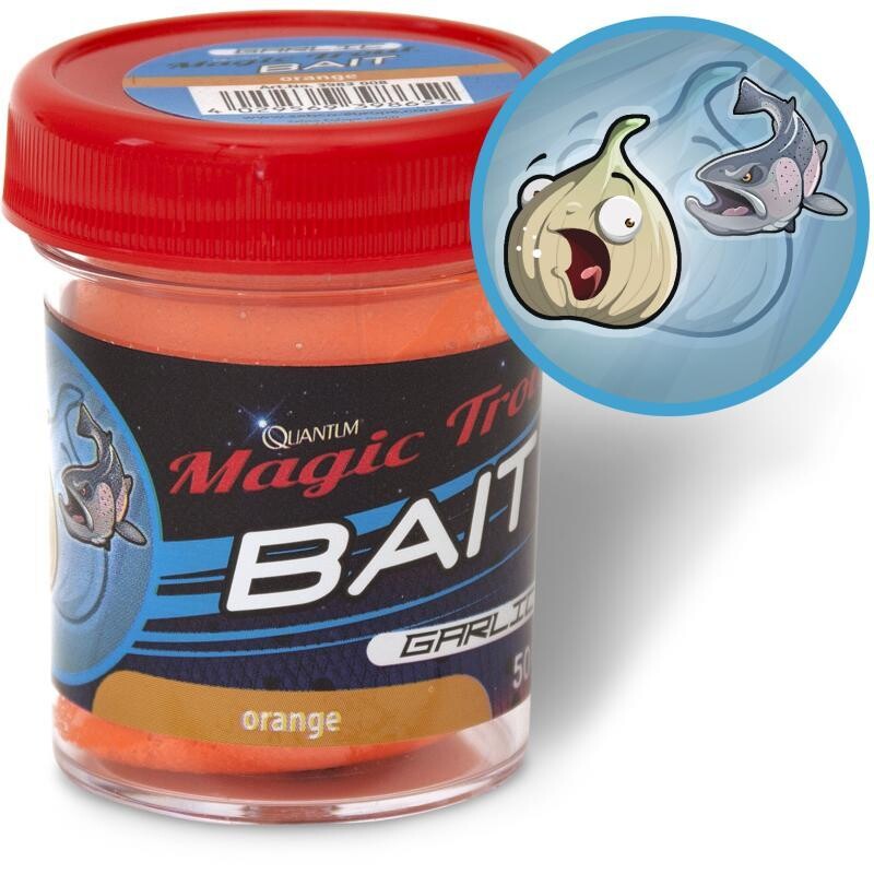 Zebco Magic Trout Bait - Garlic Orange Zebco Magic Trout Bait - Garlic Orange