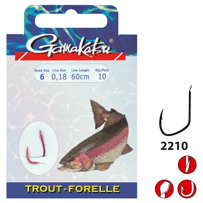 Gamakatsu Trout 45cm - Barbed