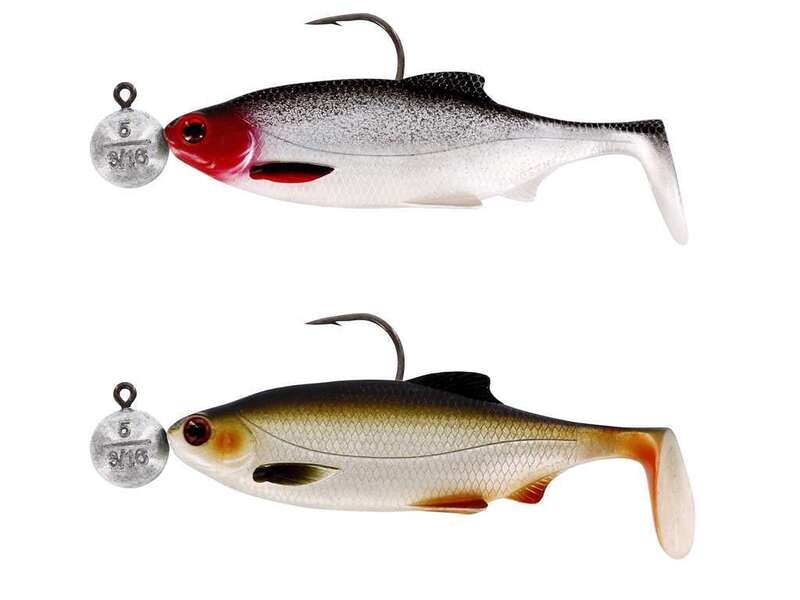 Westin Ricky the Roach Shadtail R 'N R 7cm-5g-3/0 Clear Water Mix 4