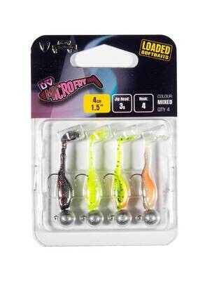 Fox Rage Ultra UV Micro Fry Mixed Colour Loaded Lure Pack - 5cm/3g