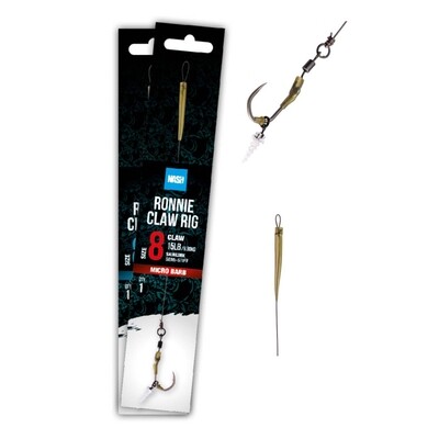 Nash Ronnie Claw Rig Size 2 Micro Barbed