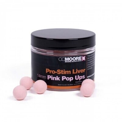 CCMoore Pro-Stim Liver Pop-ups Pink 14mm