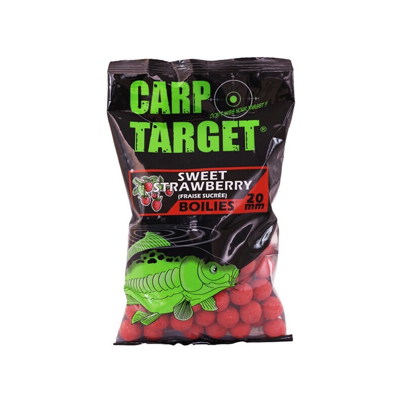 Fun Fishing Carp Target Boilies Sweet Strawberry - 20mm/2,5kg