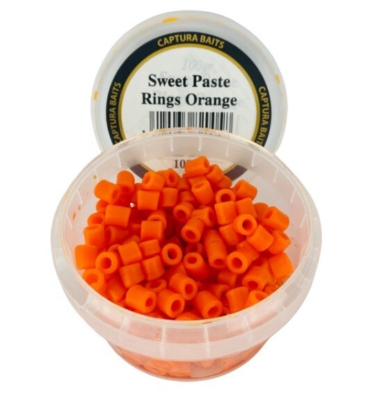Sweet Paste Rings - Oranje 8mm/100gr Sweet Paste Rings - Oranje 8mm/100gr