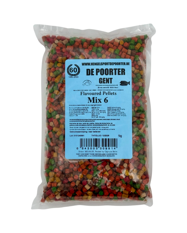 Flavoured Mix Pellets 6mm