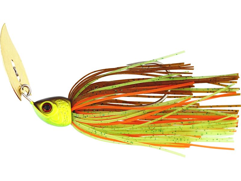 Westin BladeBite V2 Tungsten Bladed Jig 14g Sinking Brown Chartreuse