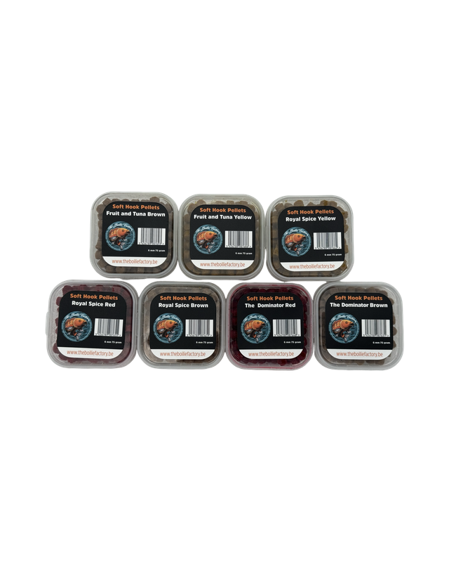 The Boilie Factory Soft Hook Pellets - The Dominator Brown 6mm