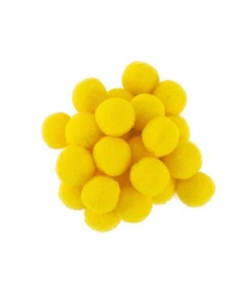 Arca Pompon Yellow 8mm