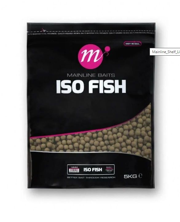 Mainline Shelf Life Boilies ISO Fish - 15mm/5kg Mainline Shelf Life Boilies ISO Fish - 15mm/5kg