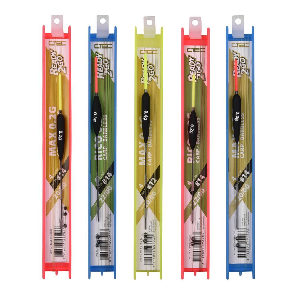 CTEC Carprig - Model Rico 0.3g - 22/00 - Haak 14 (zonder weerhaak)