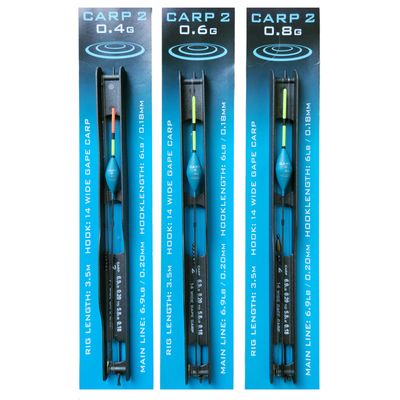 Drennan Carp 2 Rig 0.8g (zonder weerhaak)