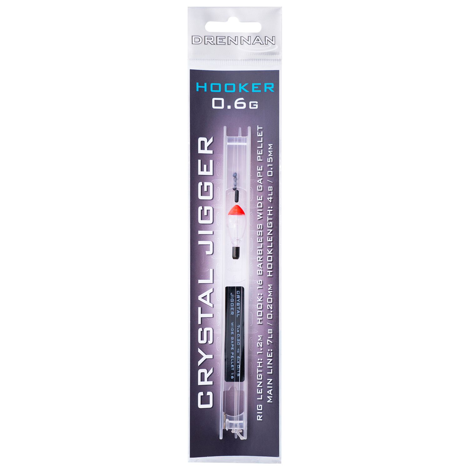 Drennan Crystal Jigger Hooker Rig 0.6g