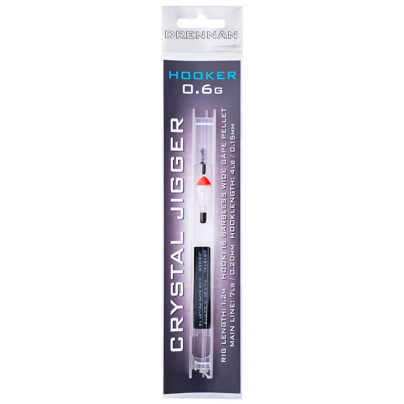 Drennan Crystal Jigger Hooker Rig 0.6g