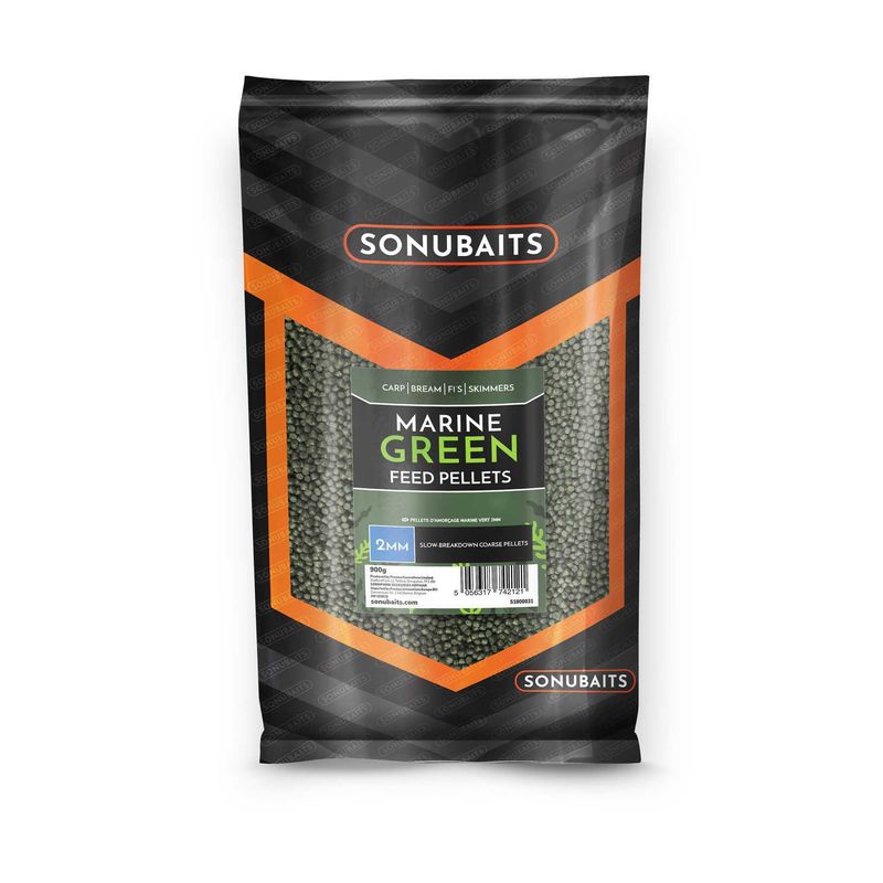 Sonubaits Stiki Method Pellets 2mm Marine Green  - 650g