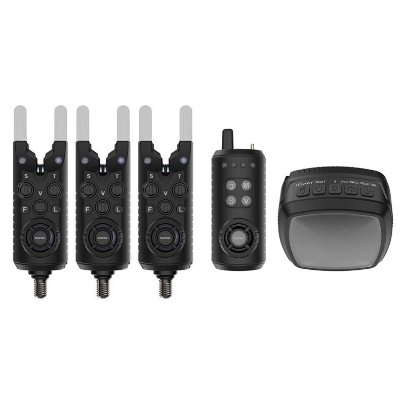 Sonik Gizmo 2 Alarm Set  3+1 plus Bivvy Lamp