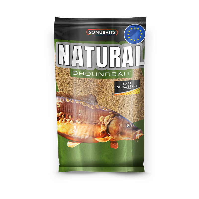 Sonubaits Natural Groundbait Carp Strawberry - 1kg
