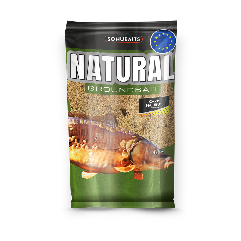 Sonubaits Natural Groundbait Carp Halibut - 1kg