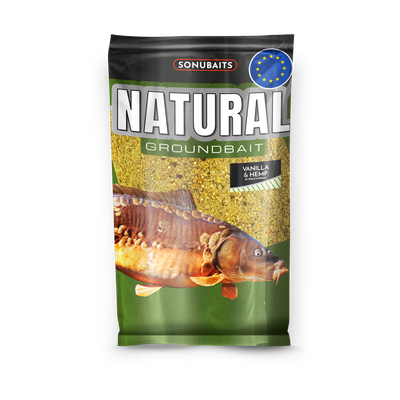 Sonubaits Natural Groundbait Vanilla and Hemp - 1kg