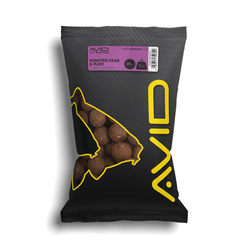 Avid Monstercrab & Plum Boilies 20mm/1kg