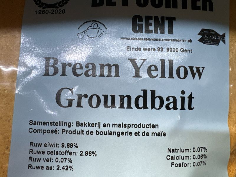 Bream Yellow groundbait speciaal Brasem - De Poorter 2KG