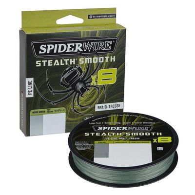 Spiderwire Stealth® Smooth 8 x8 PE Braid Moss Green