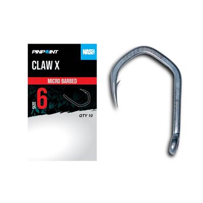Nash Claw X Size 6 Micro Barbed