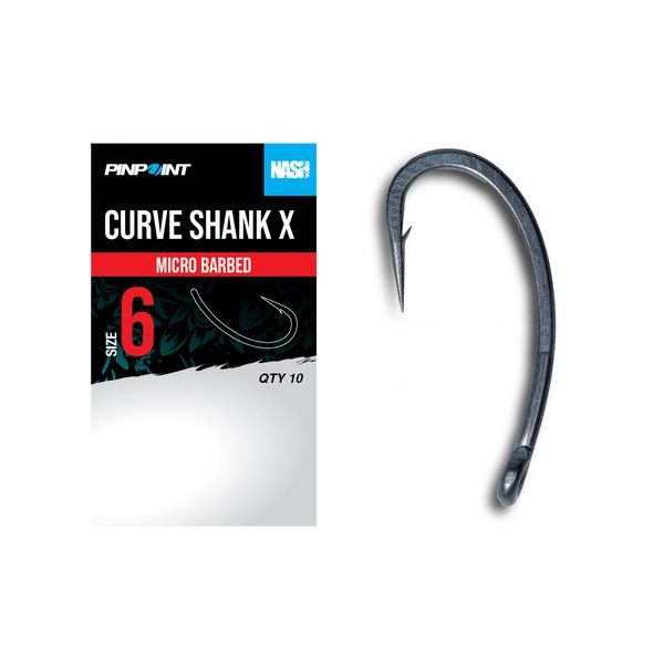 Nash Curve Shank X Size 6 Micro Barbed