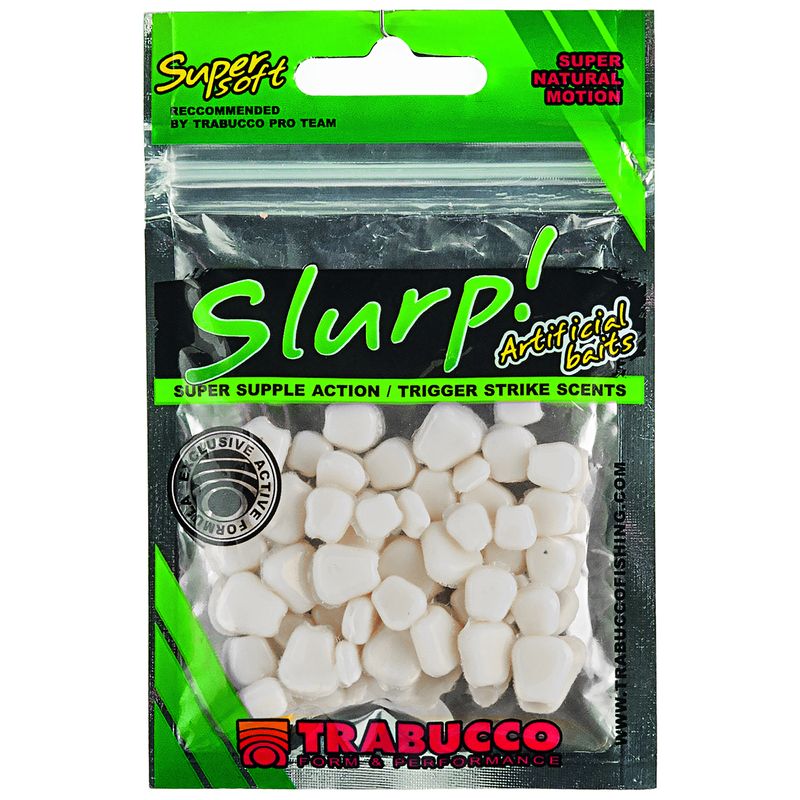 Trabucco Slurp Bait-Corn White/50 Stuks