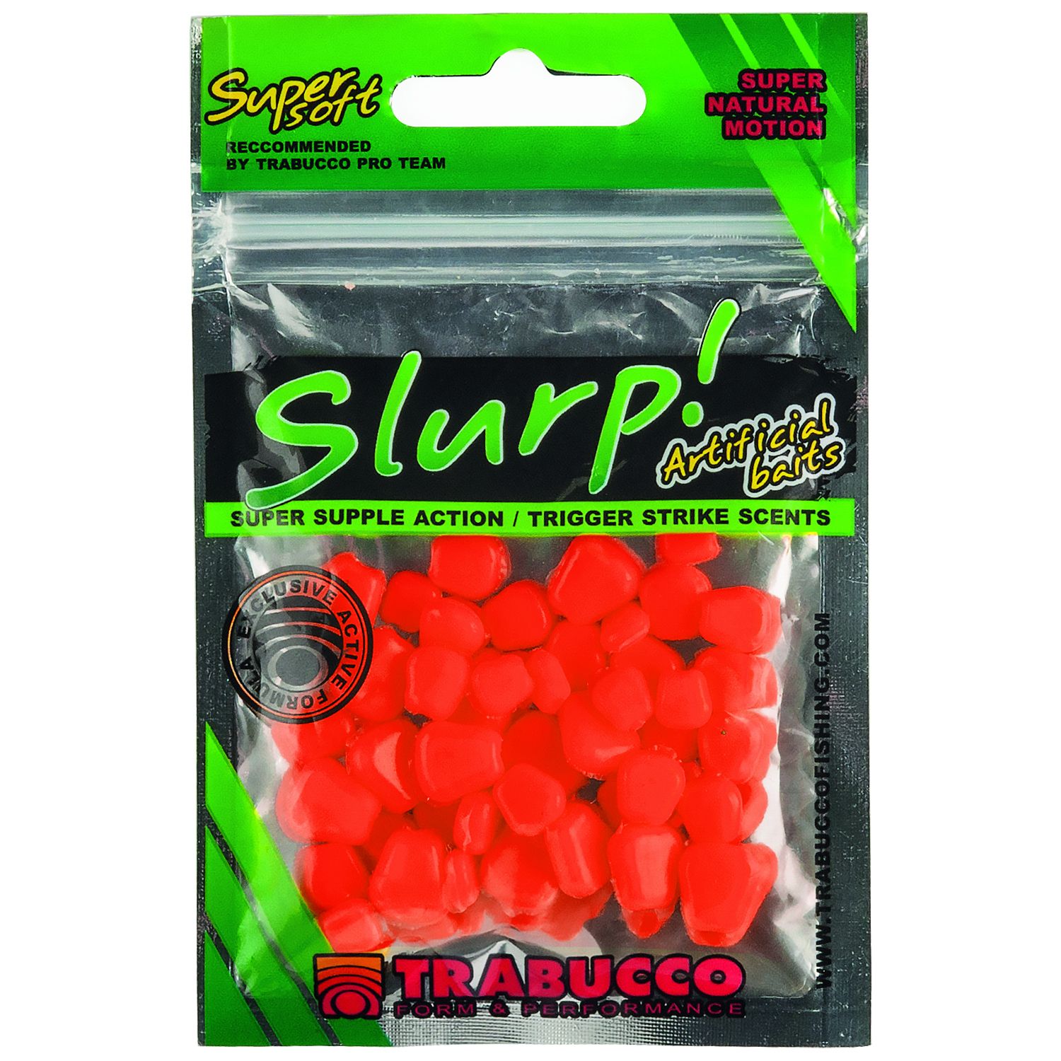 Trabucco Slurp Bait-Corn Red/50 Stuks