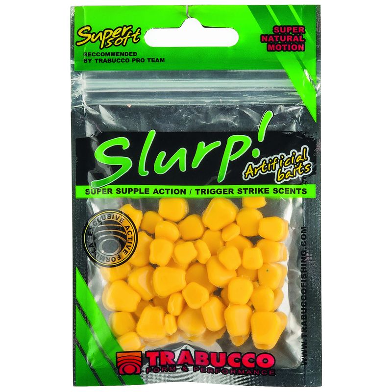 Trabucco Slurp Bait-Corn Yellow/50 Stuks