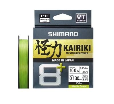 Shimano Kairiki 8+ Braid 150m Mantis Green